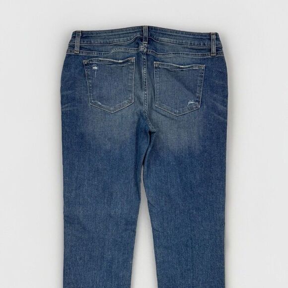 Ana Jeans Womens 29/8 Boyfriend Distressed Low Mid Denim Blue Measures 31 x 29.5 - Picture 9 of 12